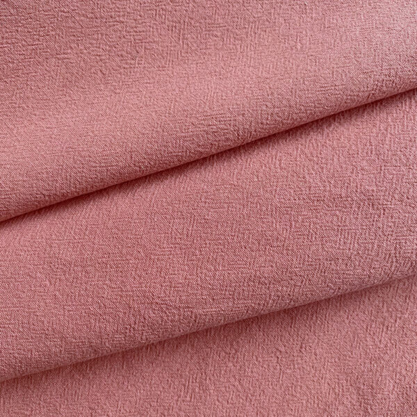 Tela de Algodón Rústico Liso Rosa Agua