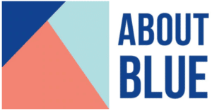 about blue fabrics logo