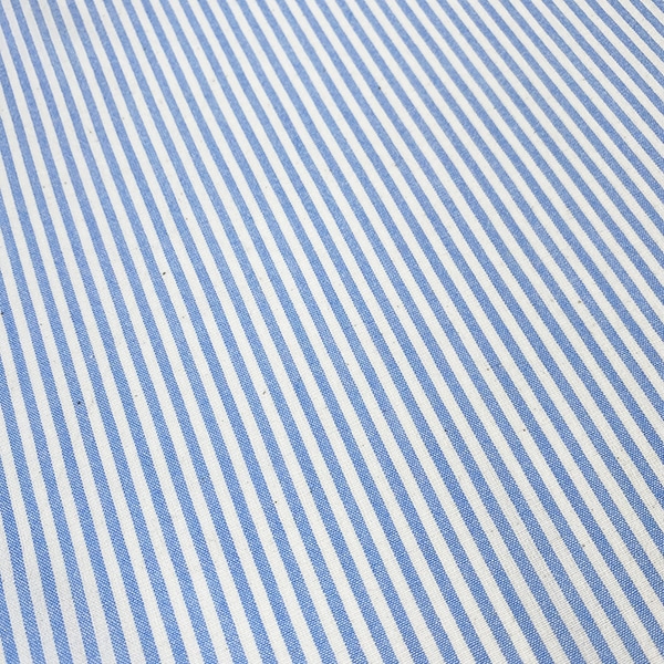 viscosa algodón rayas azul claro