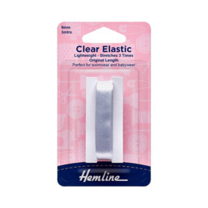 cinta elastica transparente costura