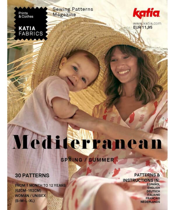 revista de patrones de costura mediterranean primavera verano 2023 katia