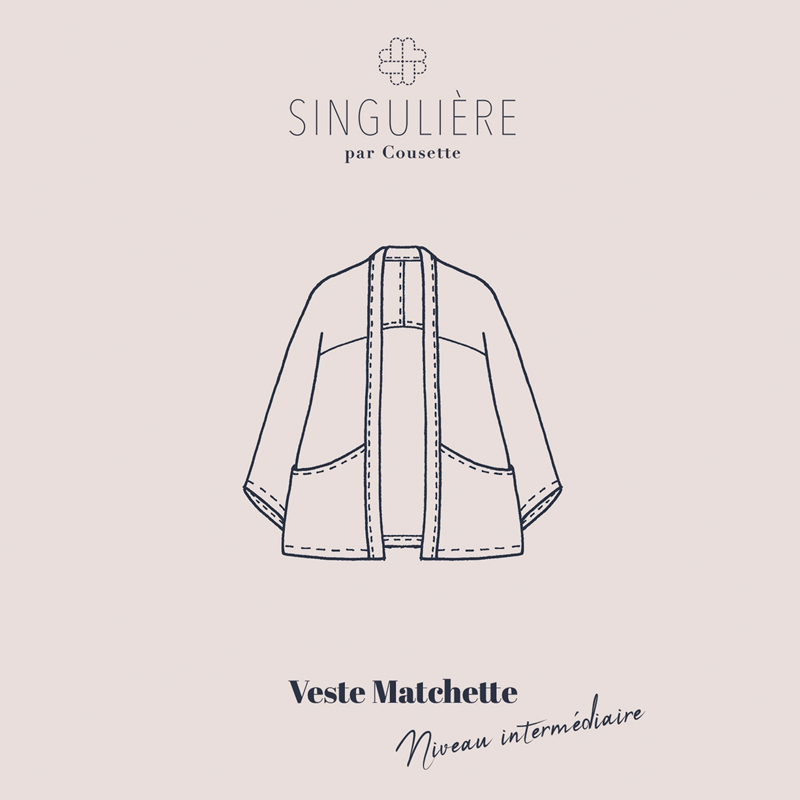Patrón de costura- chaqueta 'Matchette' - Singulière Cousette
