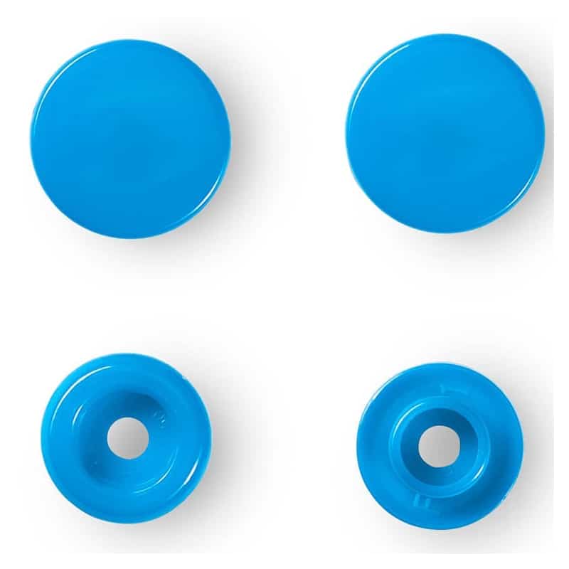 Botones Snaps en Círculo Azul Prym