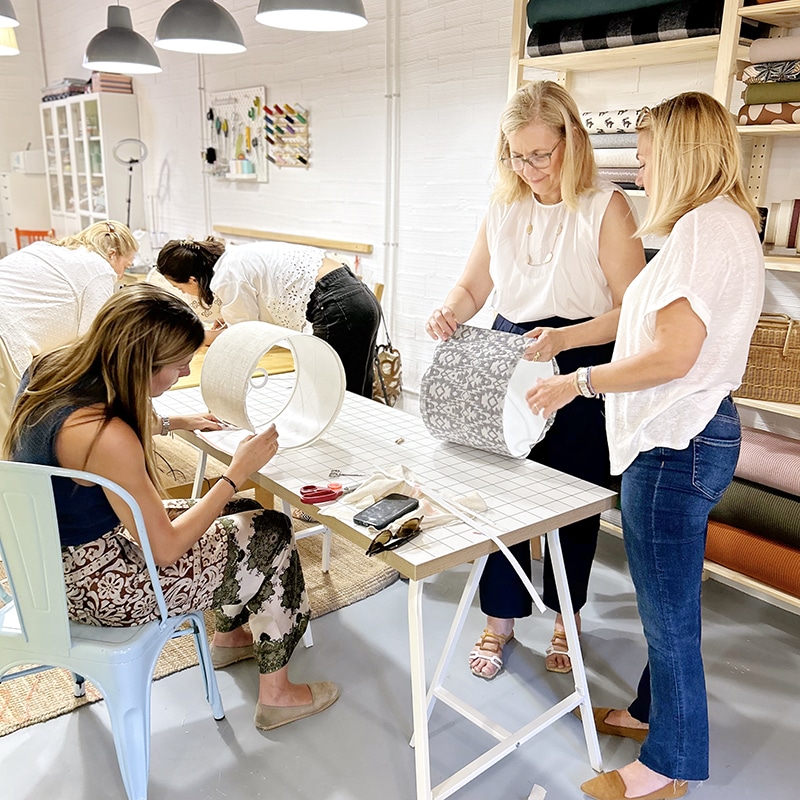 taller monográfico pantallas de lámparas