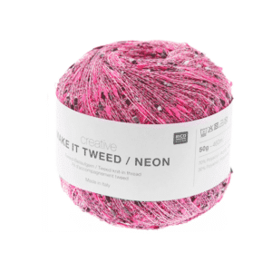 Ovillo Make It Tweed - Rico Design - Fucsia neón