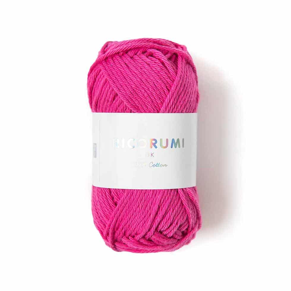 Ovillo de algodón para amigurumis - Ricorumi DK - 014 - Fuchsia