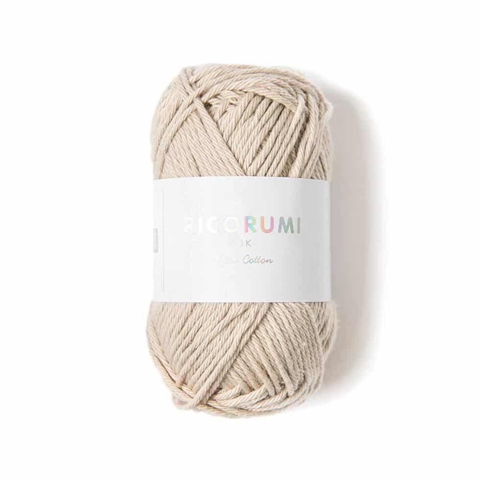 Ovillo de algodón para amigurumis - Ricorumi DK - 051 - Mastic