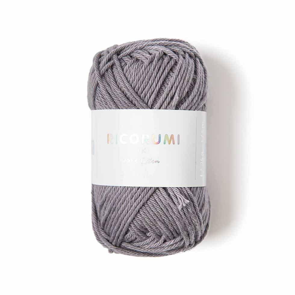 Ovillo de algodón para amigurumis - Ricorumi DK - 058 - Mouse Grey