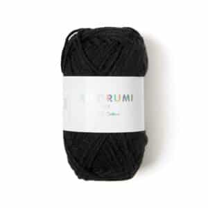 Ovillo de algodón para amigurumis - Ricorumi DK - 060 - Black