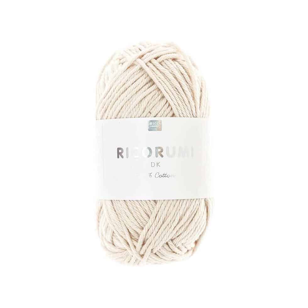 Ovillo de algodón para amigurumis - Ricorumi DK - 061 - Ivory