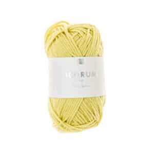 Ovillo de algodón para amigurumis - Ricorumi DK - 062 - Pastel Yellow