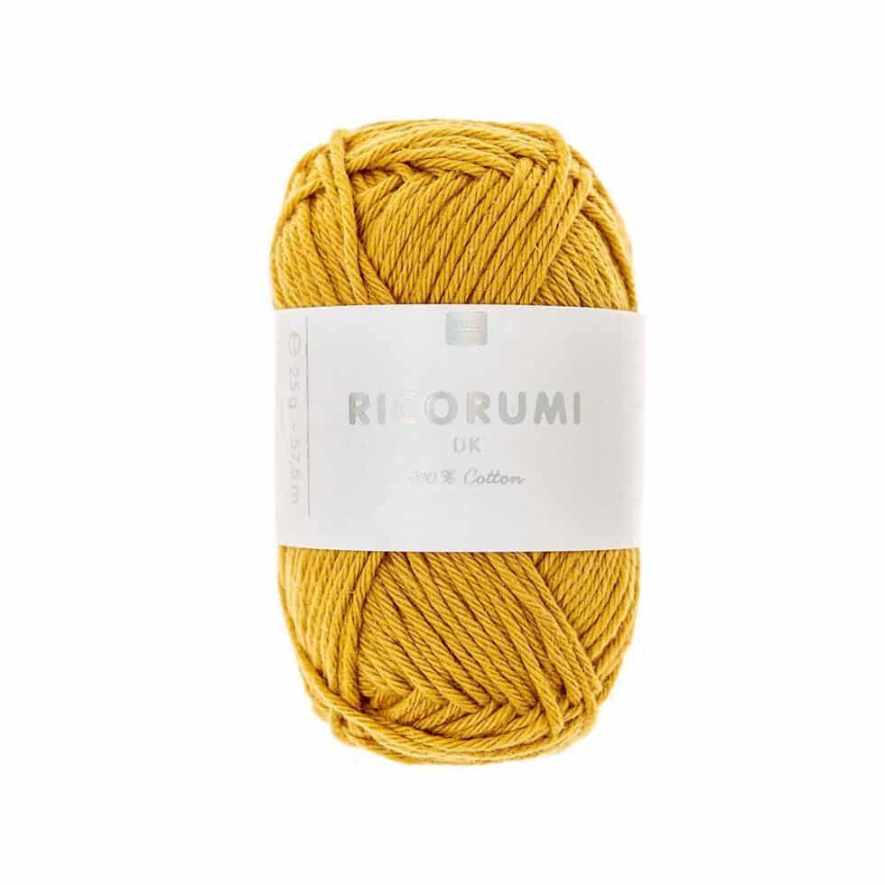Ovillo de algodón para amigurumis - Ricorumi DK - 064 - Mustard
