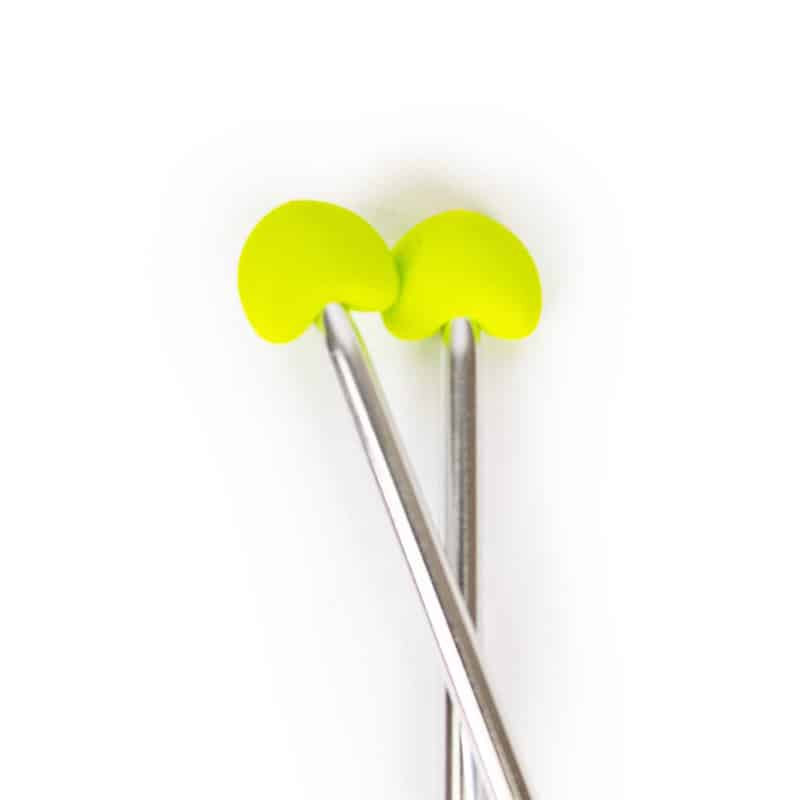 Protectores de agujas de punto en forma de corazón 1