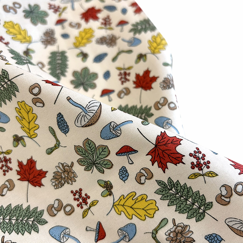Tela algodón Woodland Forage Libery