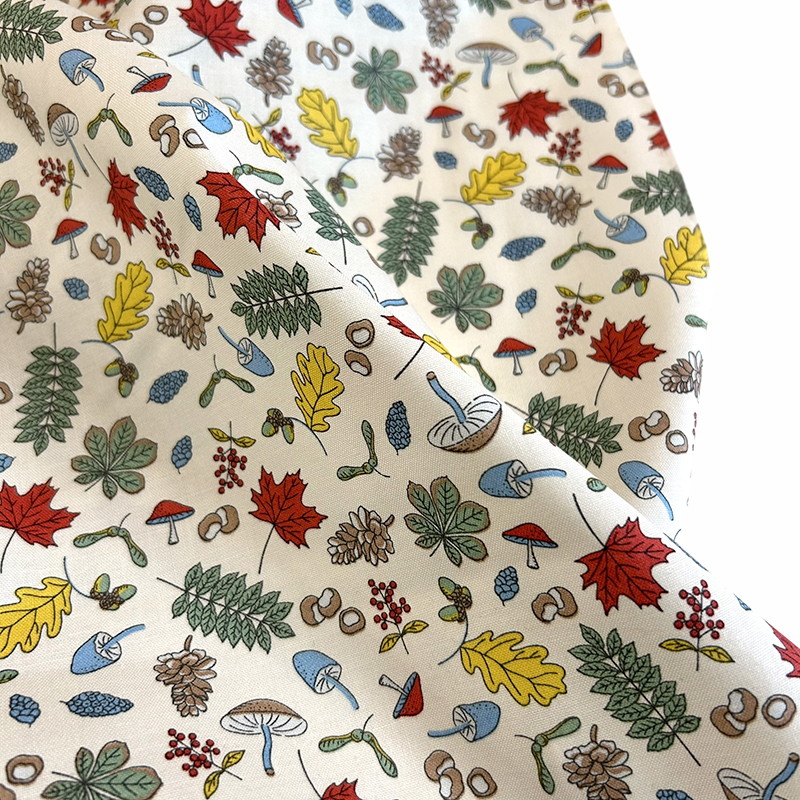 Tela algodón Woodland Forage Libery