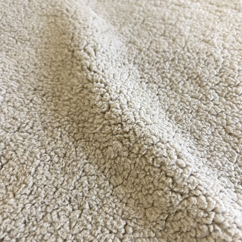 tela de borreguito sherpa beige