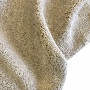 tela de borreguito sherpa beige