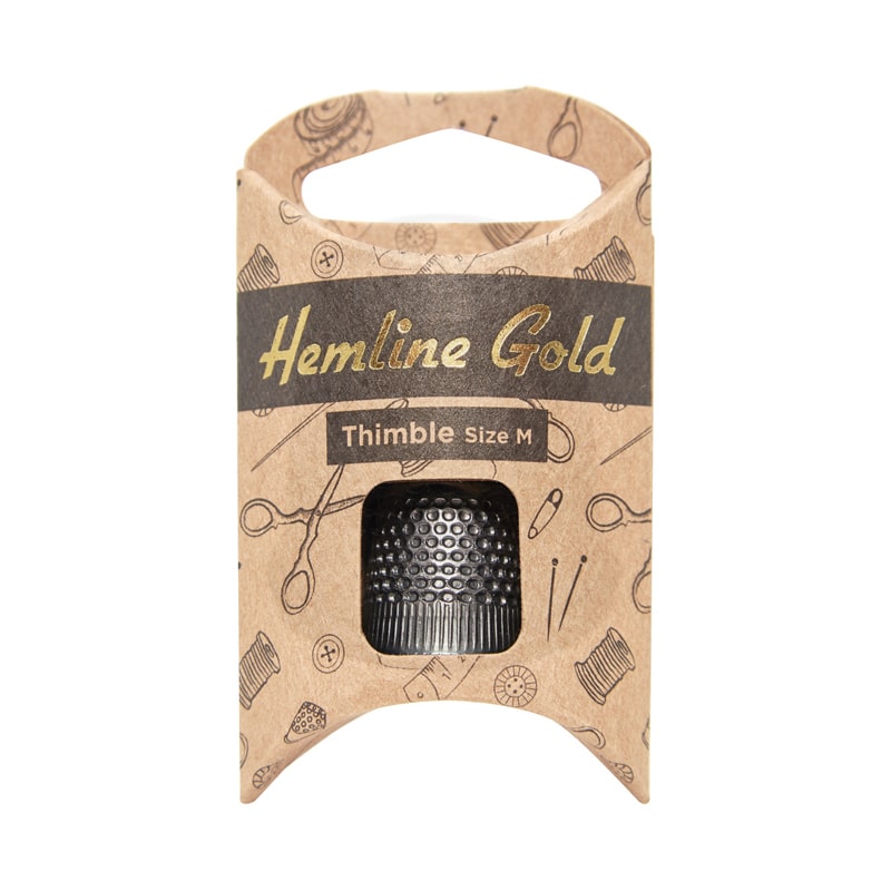 Dedal Niquelado Premium - Negro Mate Envejecido - Hemline