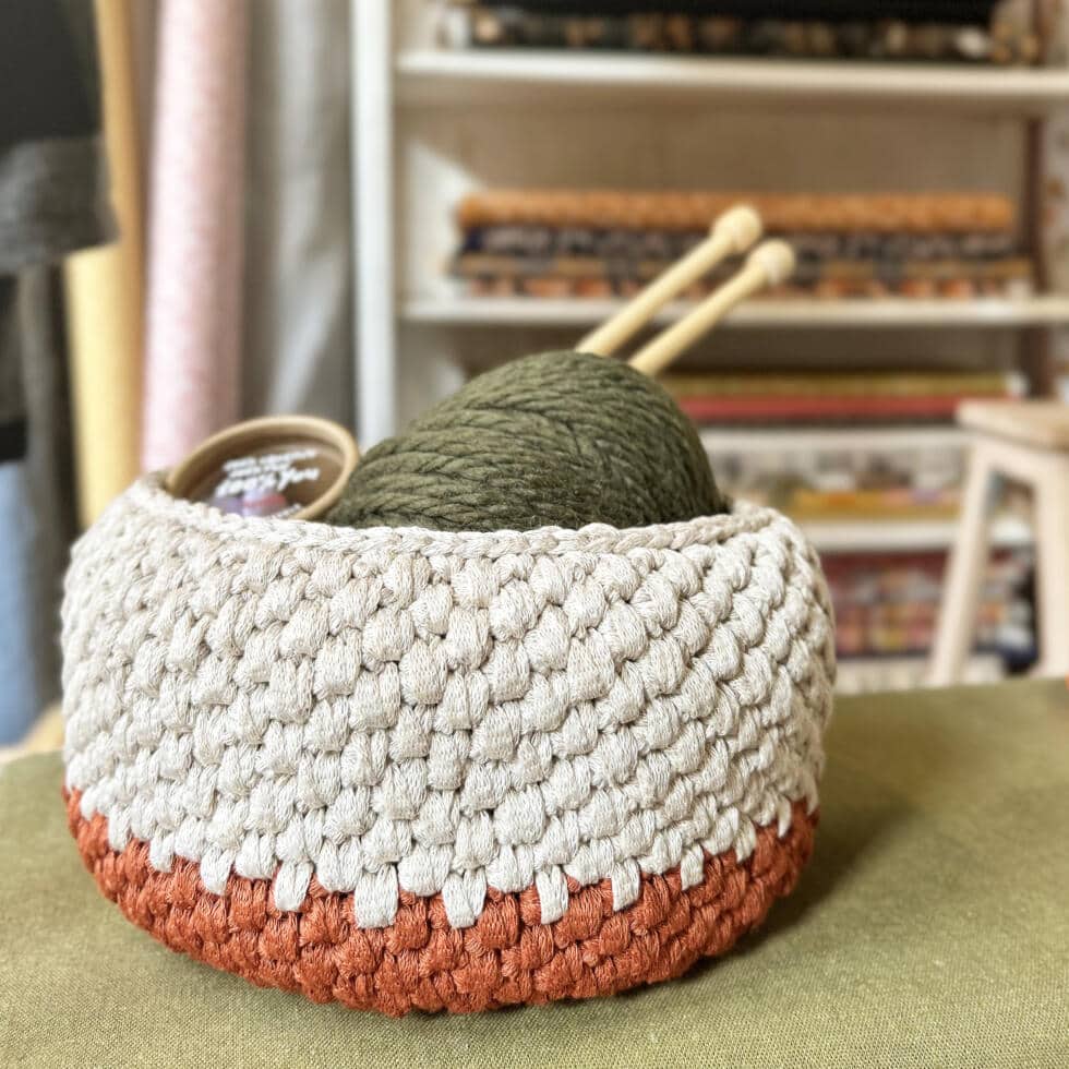 taller monográfico crochet - cesta 1