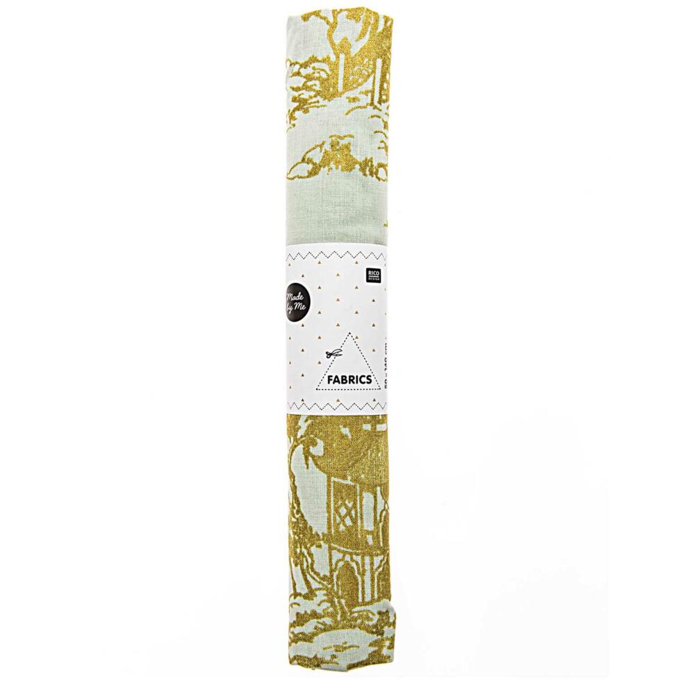 Algodón estampado ‘Japanese Houses’ – PRECORTADO 50 x 1,40 cm
