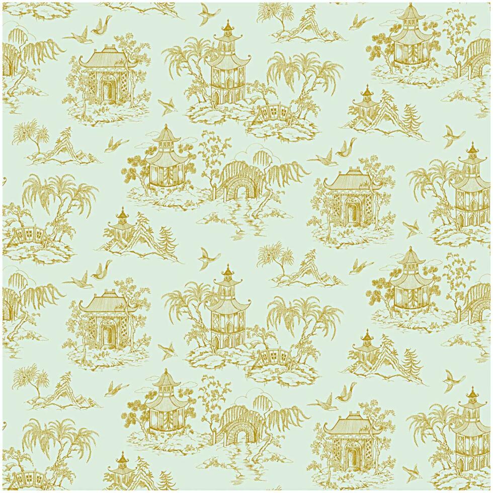 Algodón estampado ‘Japanese Houses’ – PRECORTADO 50 x 1,40 cm