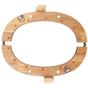 Boquilla curva para bolso de madera
