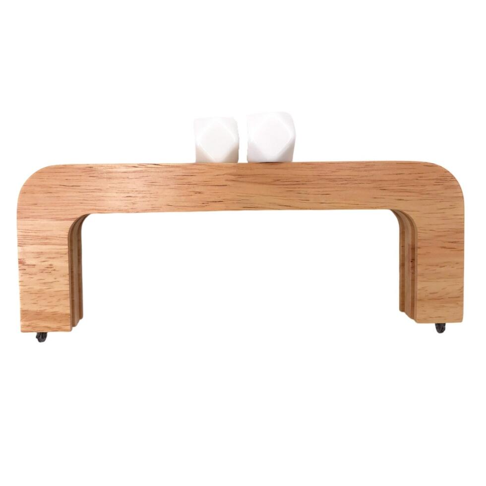 Boquilla para bolso de madera Blanco