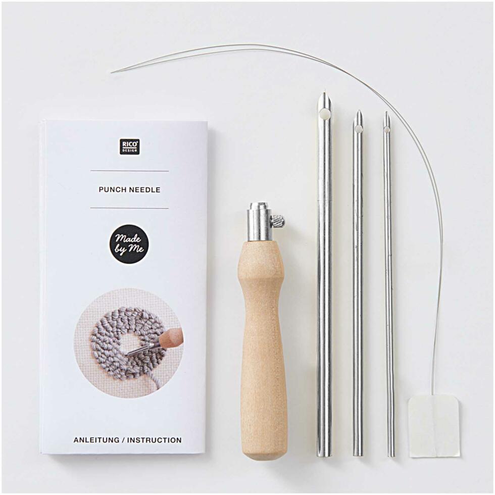 Kit agujas intercambiables punch needle - 3 medidas