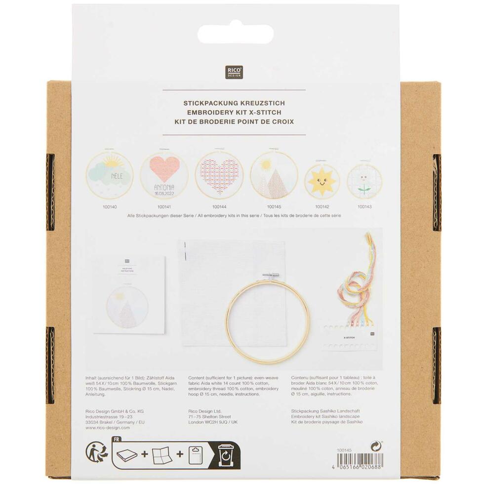 Kit de Bordado Sashiko Rico Design
