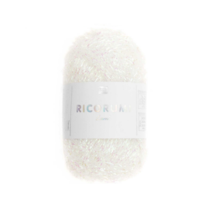 Ovillo Ricorumi Lamé Multicolor - 003 - White iridescent