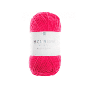 Ovillo Ricorumi Rosa Neón