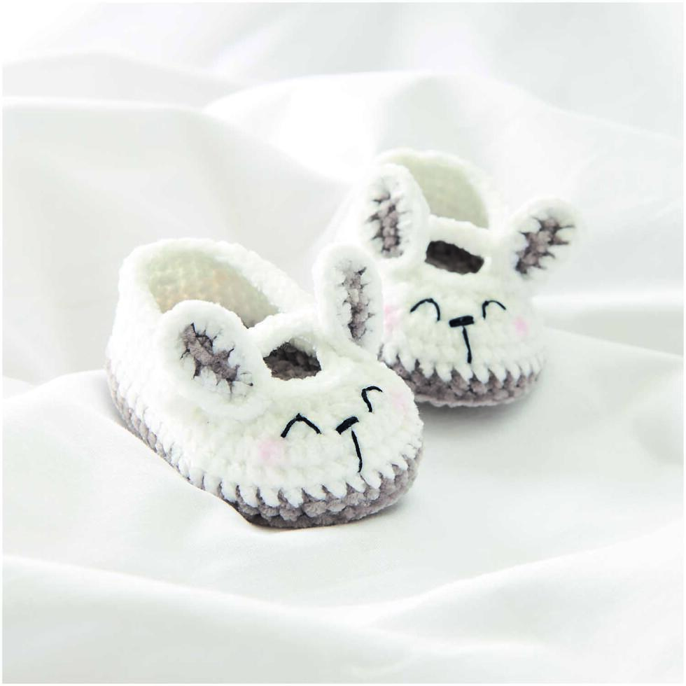 Ovillo de chenilla para amigurumis - Nilli Nilli - 001 - White