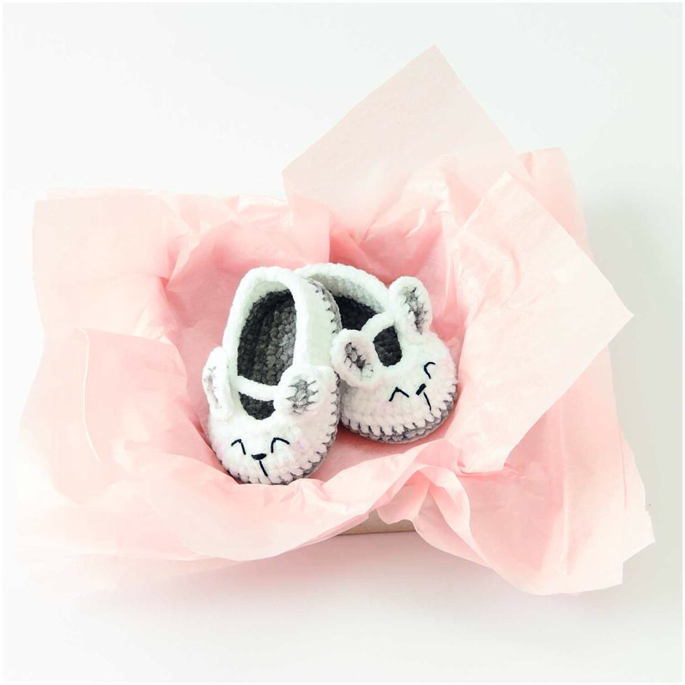 Ovillo de chenilla para amigurumis - Nilli Nilli - 001 - White