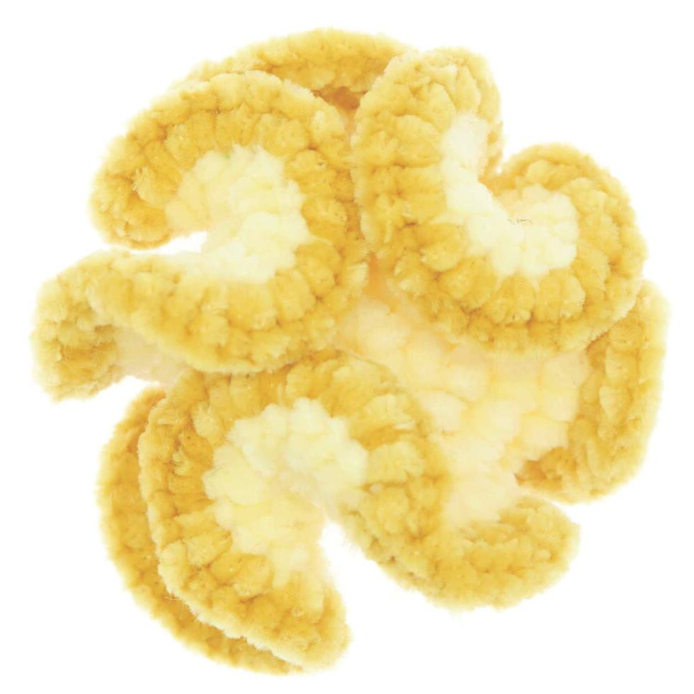 Ovillo de chenilla para amigurumis - Nilli Nilli - 003 - Yellow