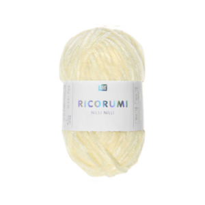 Ovillo de chenilla para amigurumis - Nilli Nilli - 003 - Yellow