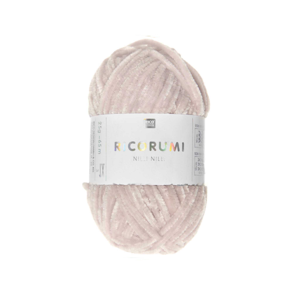 Ovillo de chenilla para amigurumis - Nilli Nilli - 005 - Powder
