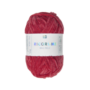 Ovillo de chenilla para amigurumis - Nilli Nilli - 009 - Red