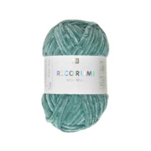 Ovillo de chenilla para amigurumis - Nilli Nilli - 017 - Turquoise