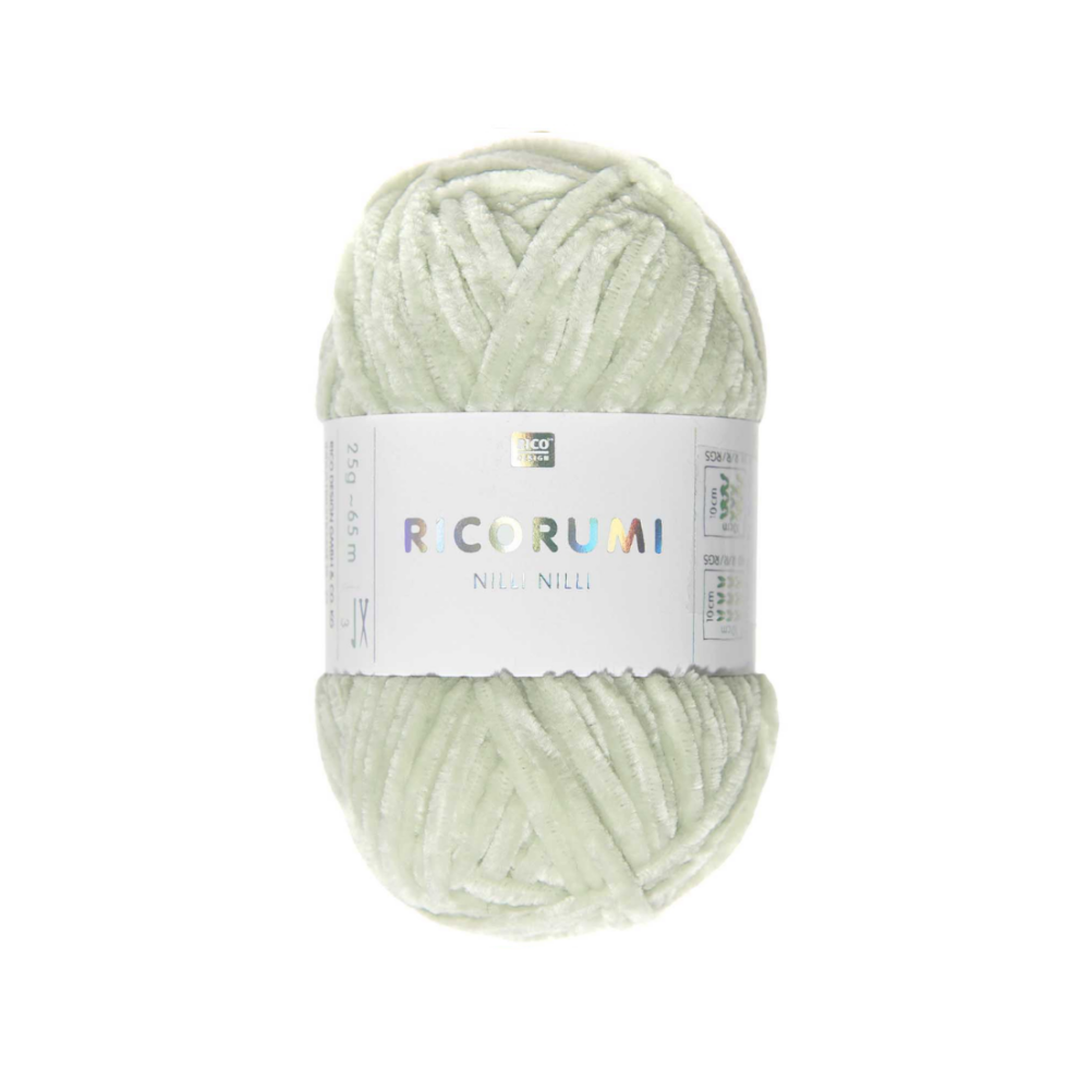Ovillo de chenilla para amigurumis - Nilli Nilli - 018 - Mint