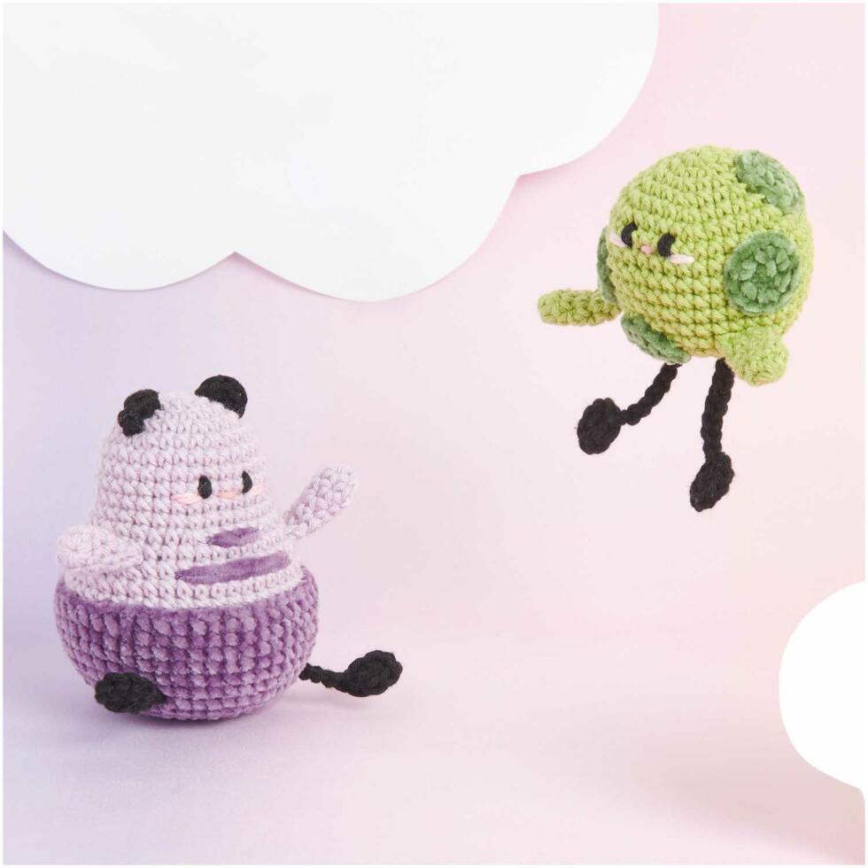 Ovillo de chenilla para amigurumis - Nilli Nilli - 019 - Green