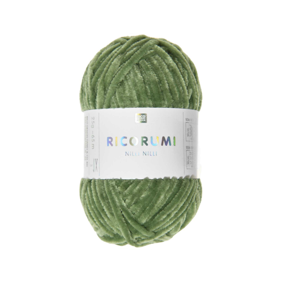 Ovillo de chenilla para amigurumis - Nilli Nilli - 019 - Green