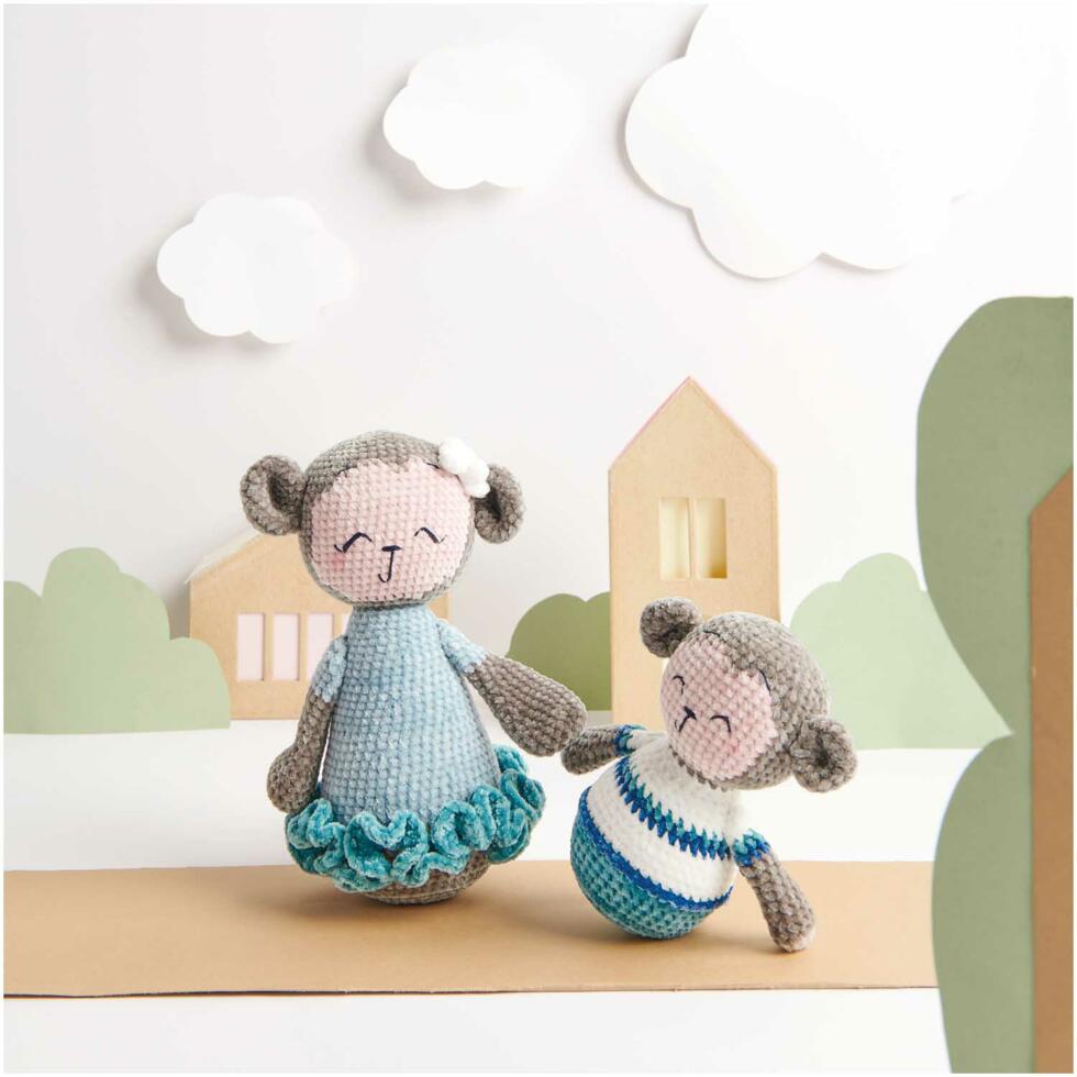 Ovillo de chenilla para amigurumis - Nilli Nilli - 022 - Beige