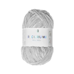 Ovillo de chenilla para amigurumis - Nilli Nilli - 025 - Silver Grey