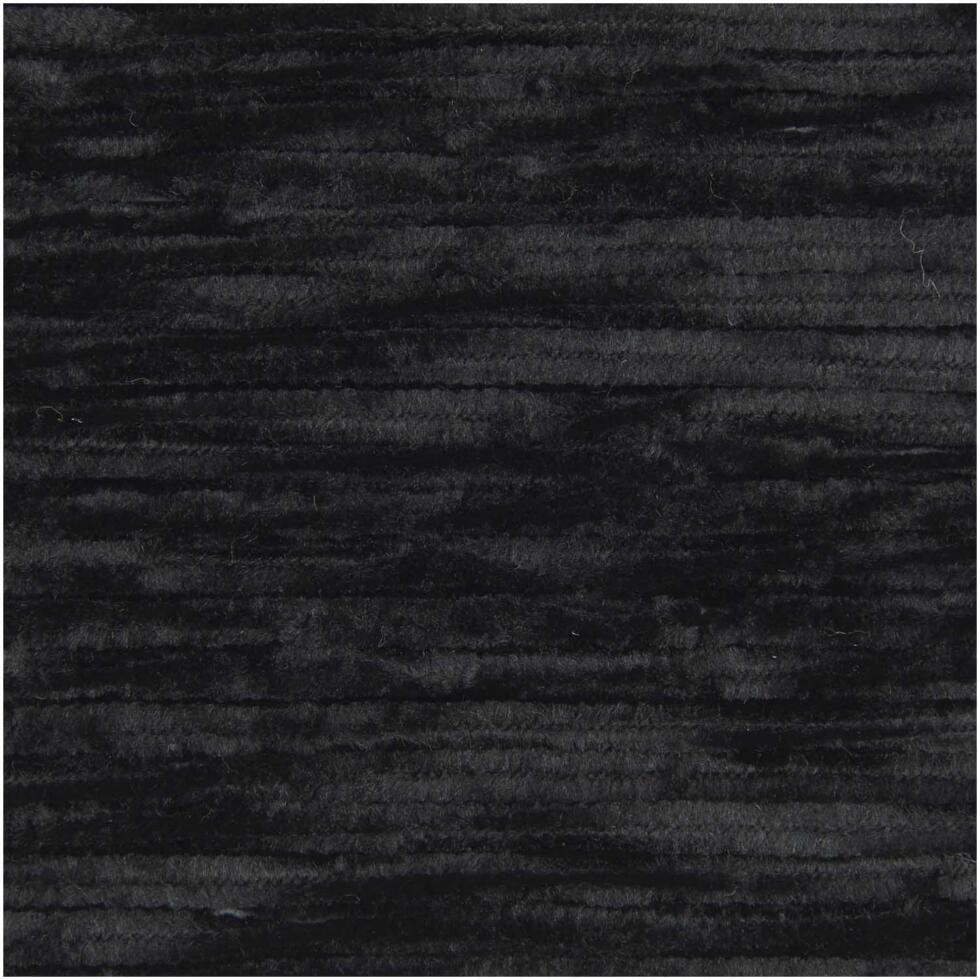 Ovillo de chenilla para amigurumis - Nilli Nilli - 027 - Black