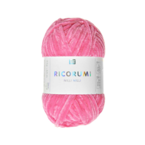 Ovillo de chenilla para amigurumis - Nilli Nilli - 028 - Neon Pink