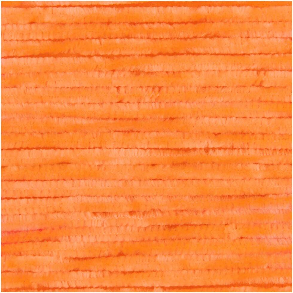 Ovillo de chenilla para amigurumis - Nilli Nilli - 029 - Neon Orange