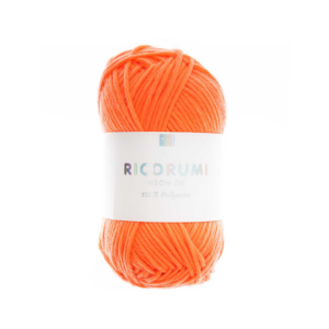 Ovillo para amigurumis - Ricorumi Neon DK - 001 - Orange Neon