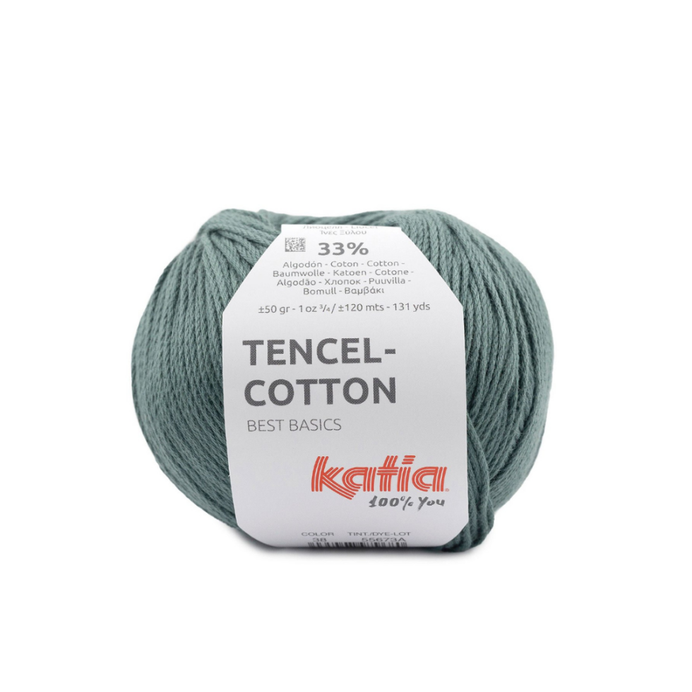 TENCEL-COTTON - Verde negruzco - 38