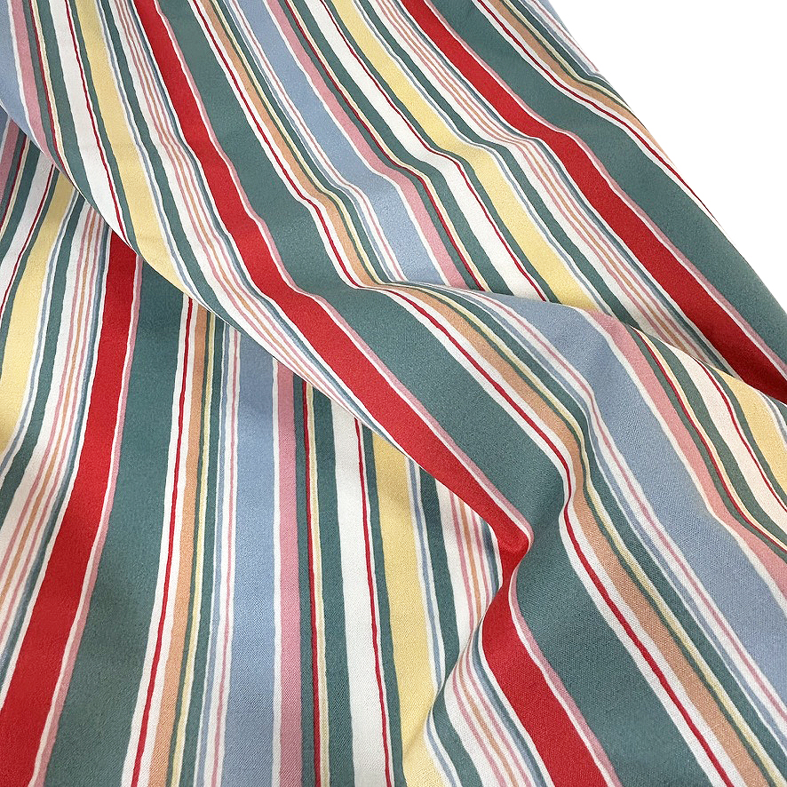 Tela de Algodón 'Deckchair Stripe' - Riviera - Liberty