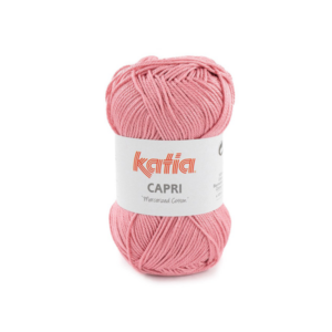 Ovillo CAPRI - Katia - Rojo Salmón - 82183